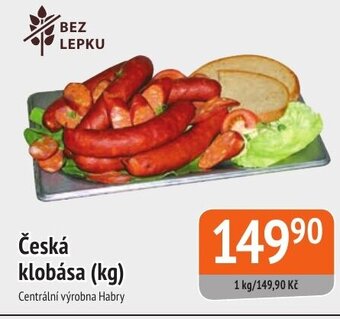 Coop hb Ceska klobása (kg) nabídka
