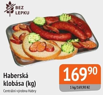 Coop hb Haberská klobása (kg) nabídka