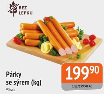 Coop hb Párky se sýrem (kg) nabídka