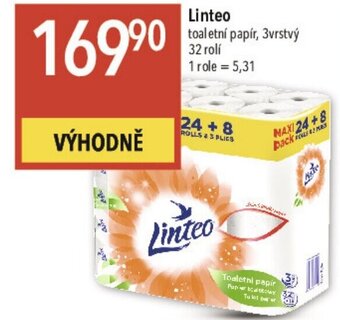 Globus Linteo toaletní papír, 3vrstvý 32 rolí nabídka