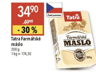 Globus Tatra Farmářské máslo 200 g nabídka