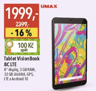 Globus Tablet Vision Book 8C LTE nabídka