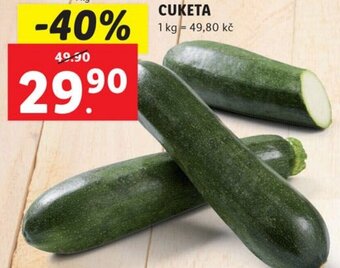 Lidl CUKETA nabídka