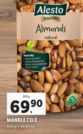 Lidl MANDLE CELÉ nabídka