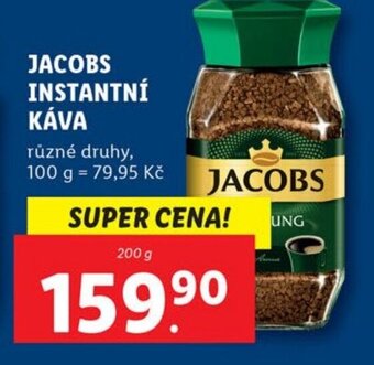 Lidl JACOBS INSTANTNÍ KÁVA nabídka