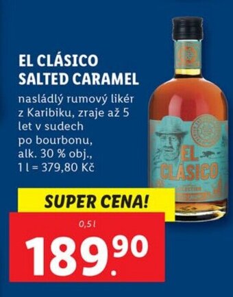 Lidl EL CLÁSICO SALTED CARAMEL nabídka