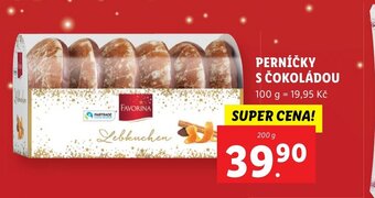 Lidl PERNÍČKY S ČOKOLÁDOU nabídka