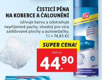 Lidl ČISTICÍ PĚNA NA KOBERCE A ČALOUNĚNÍ nabídka