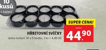 Lidl HŘBITOVNÍ SVÍČKY nabídka