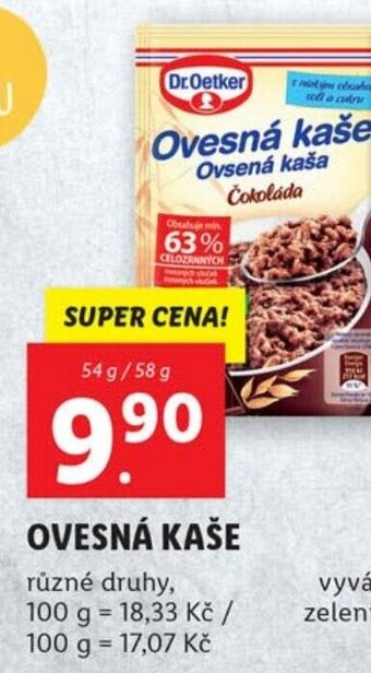 Lidl OVESNÁ KAŠE nabídka