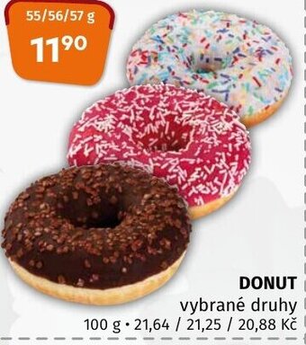 Coop DONUT nabídka