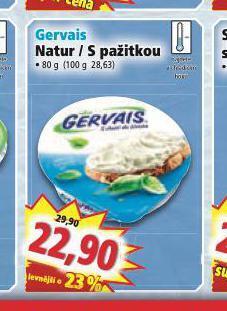 Norma Gervais natur / s pažitkou nabídka