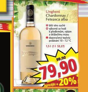 Norma Ungheni chardonnay nabídka