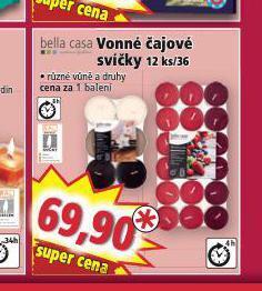 Norma Vonné svíčky čajové nabídka