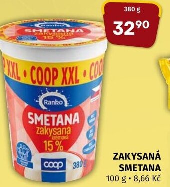 Coop ZAKYSANÁ SMETANA nabídka