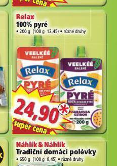 Norma Relax 100% pyré nabídka