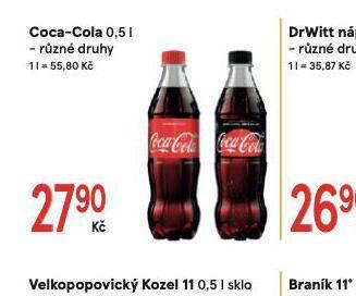 Žabka Coca cola 0,5l nabídka