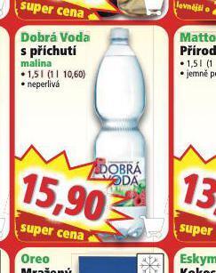 Norma Dobrá voda s příchutí malina nabídka