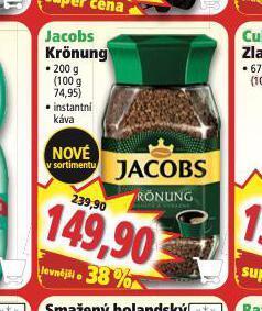 Norma Jacobs krönung instantní káva nabídka