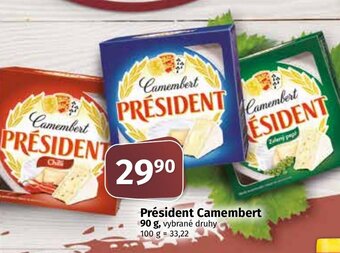COOP TIP Président Camembert 90 g nabídka