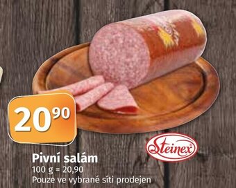 COOP TIP Pivní salám nabídka