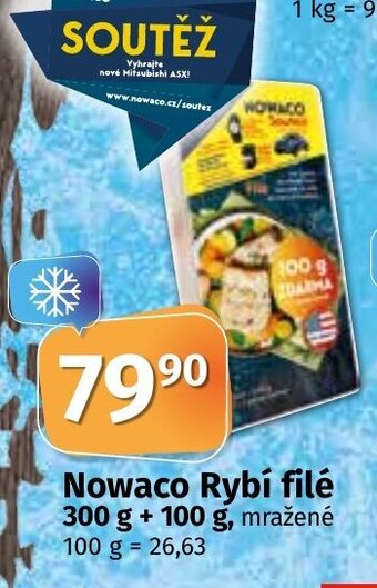 COOP TIP Nowaco Rybí filé 300 g + 100 g nabídka