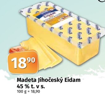 COOP TIP Madeta Jihočeský Eidam 45 % t. v s. nabídka