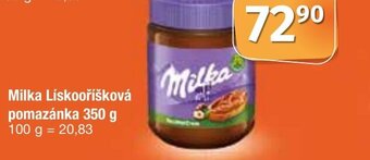 COOP TIP Milka Lískooříšková pomazánka 350 g nabídka