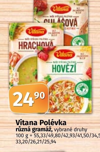 COOP TIP Vitana Polévka nabídka