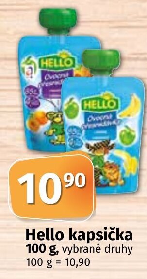COOP TIP Hello kapsička 100 g nabídka