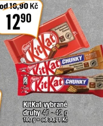 TEMPO KitKat vybrané druhy nabídka