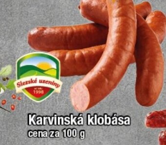 TEMPO Karvinská klobása nabídka