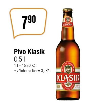 TEMPO Pivo Klasik 0,5 L nabídka