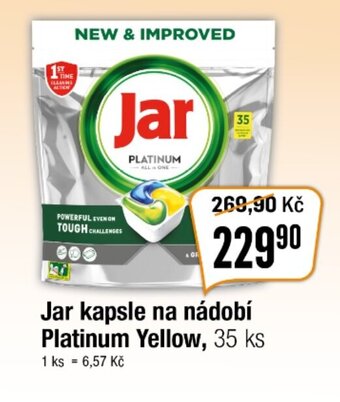 TEMPO Jar kapsle na nádobí Platinum Yellow, 35 ks nabídka
