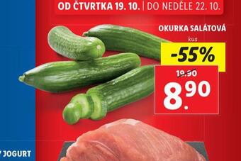 Lidl Okurka salátová nabídka