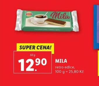 Lidl Mila nabídka