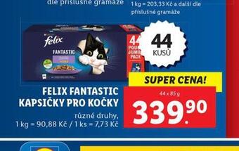 Lidl Felix kapsičky pro kočky nabídka