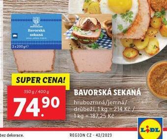 Lidl Bavorská sekaná nabídka