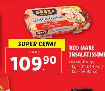 Lidl Rio mare insalatissime nabídka