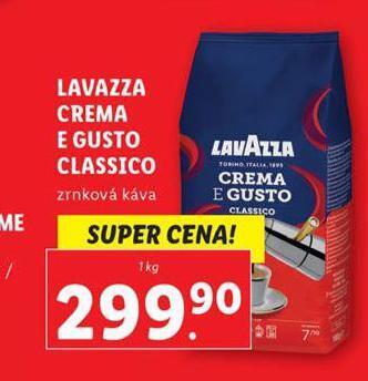 Lidl Káva lavazza nabídka