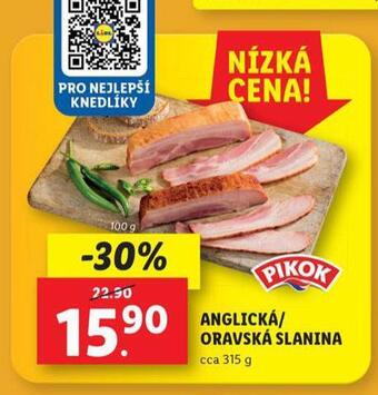 Lidl Anglická slanina nabídka