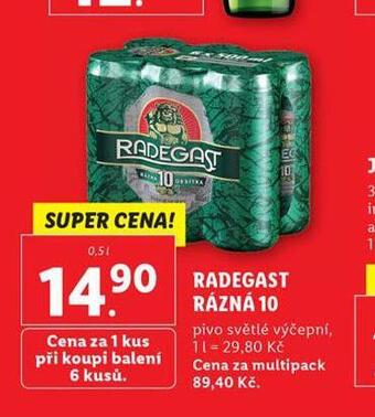 Lidl Pivo radegast nabídka
