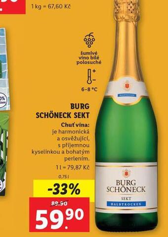 Lidl Burg schoneck sekt nabídka