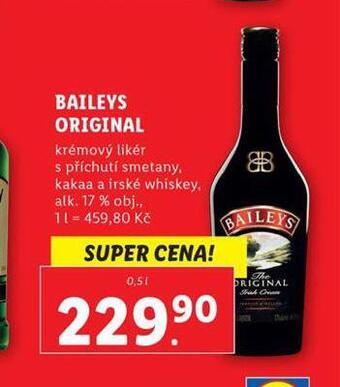 Lidl Baileys original nabídka