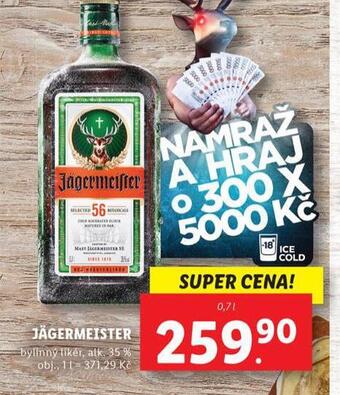 Lidl Jagermeister nabídka