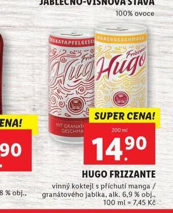 Lidl Hugo frizzante nabídka
