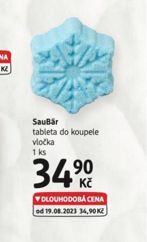 dm drogerie Saubär tableta do koupele vločka nabídka
