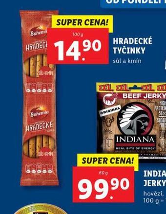 Lidl Hradecké tyčinky nabídka