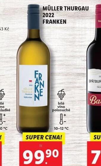 Lidl Muller thurgau nabídka