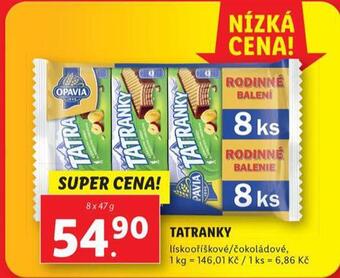 Lidl Tatranky nabídka